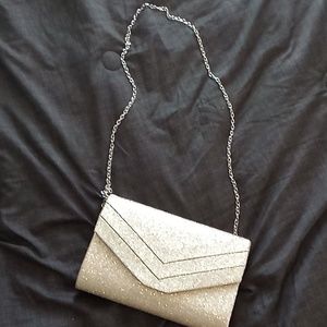 Gold shoulder purse